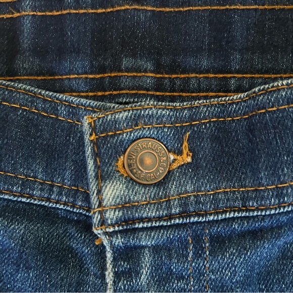 Vintage Orange Tab Levi’s Action Jeans, Sz 34 Waist Triple Stitch Pocket - Picture 6 of 16